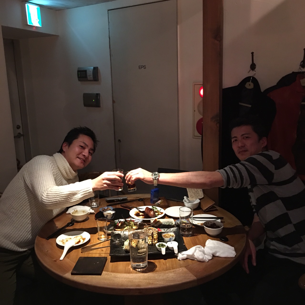 昔からの友達との楽しい夜